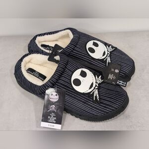 NWT, Nightmare Before Christmas Jack Skellington Men's Slippers Size 11/12